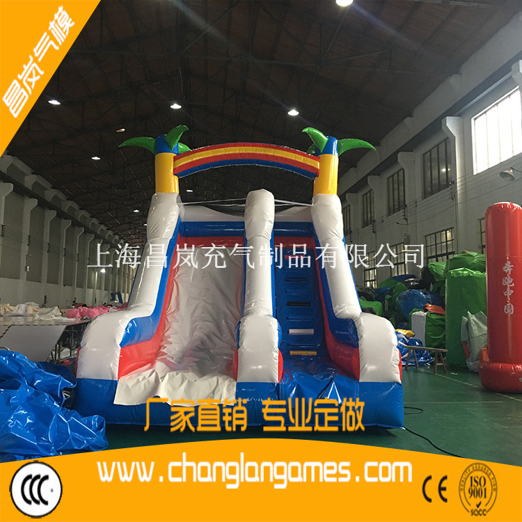 廠家直銷充氣滑梯 出口韓國風格充氣滑梯 inflatable slide game for kids